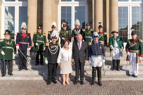 Empfang 80. Geburtstag des ehemaligen Ministerpräsidenten Erwin Teufel Empfang der Landsregierung zum 80. Geburtstag des ehemaligen Ministerpräsidenten Prof. Dr. h. c. Erwin Teufel im Neuen Schloss in Stuttgart am 4. September 2019.