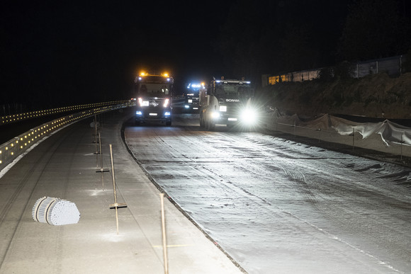 Lkw bringen Beton 