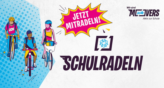 Aufruf der Kampagne Movers beim Schulradeln mitzumachen