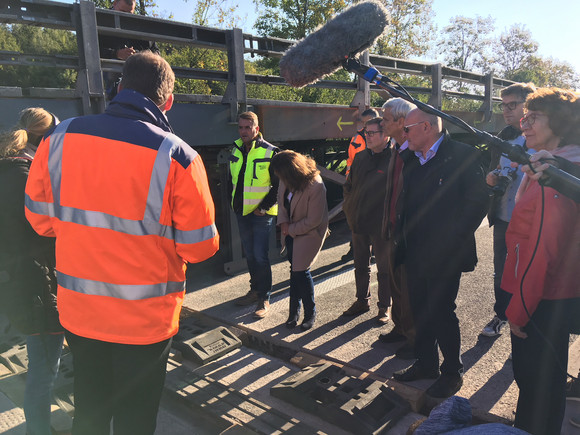 Start Pilotprojekt Fly-Over-Rampe, 28.09.2018