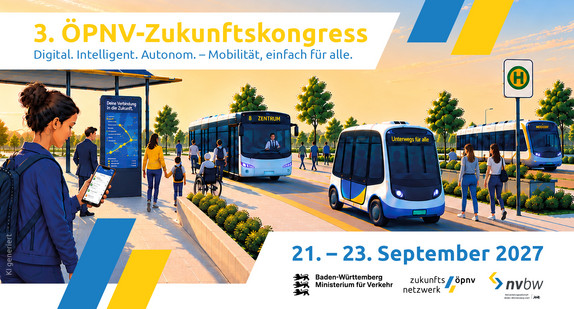 Zweiter ÖPNV-Zukunftskongress von 5. bis 7. Mai 2025: Neue Mobilitätskultur entwickeln.