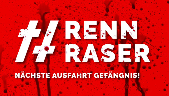 Verkehrssicherheit. Illegale_Autorennen: Rennraser