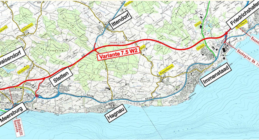 Planungsabschnitt B31 Meersburg-Immenstaad