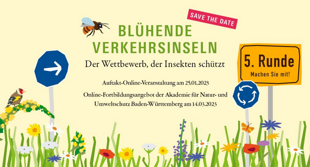 Wettbewerb „Blühende Verkehrsinseln“ geht in die fünfte Runde: Ministerium  für Verkehr Baden-Württemberg