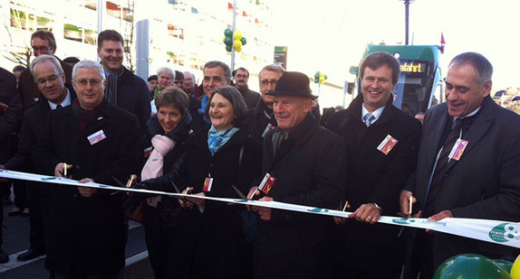 Eröffnung der Tramlinie 8 (Basel - Weil am Rhein) 