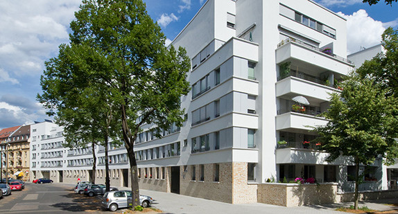 Schwarzwaldblock Mannheim: 245 genossenschaftlichen Mietwohnungen entstehen (Foto: Lisa Farkas)