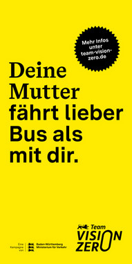 Vorschaubild Flyer, Deine Mutter f&auml;hrt besser als du.