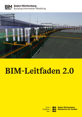 Titelblatt der Broschüre BIM-Leitfaden 2.0