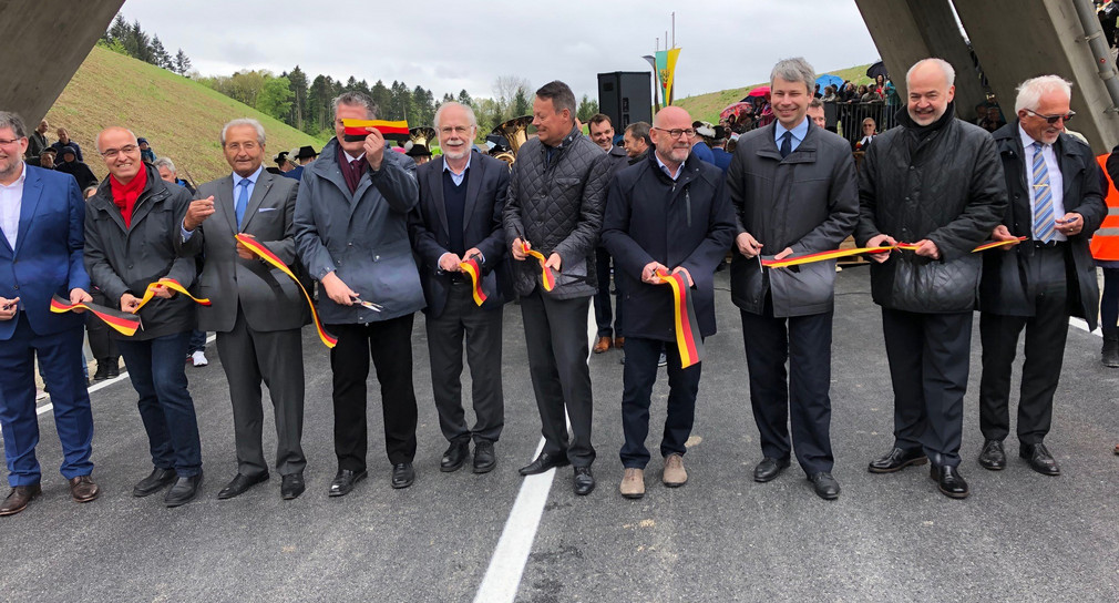 STRASSE B 313: Feierliche Eröffnung der Ortsumgehung Grafenberg