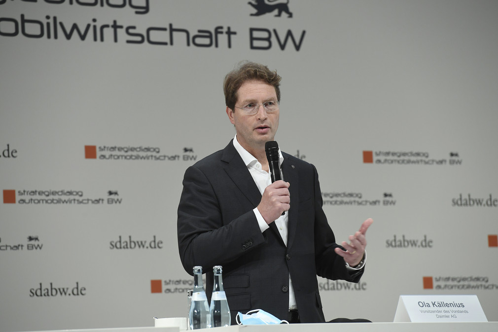 Ola Källenius, Vorstandsvorsitzender der Daimler AG und der Mercedes-Benz AG (Bild: e-mobil BW / Studio KD Busch)