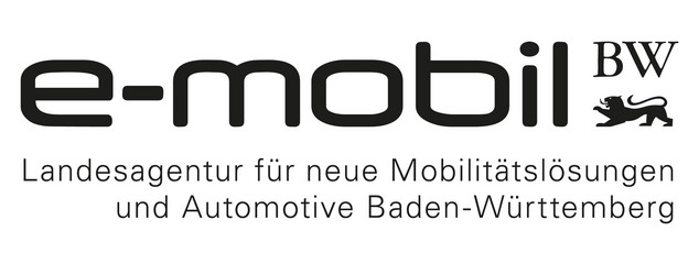 Logo e-mobil BW Landesagentur für neue Mobilitätslösungen und Automotive Baden-Württemberg