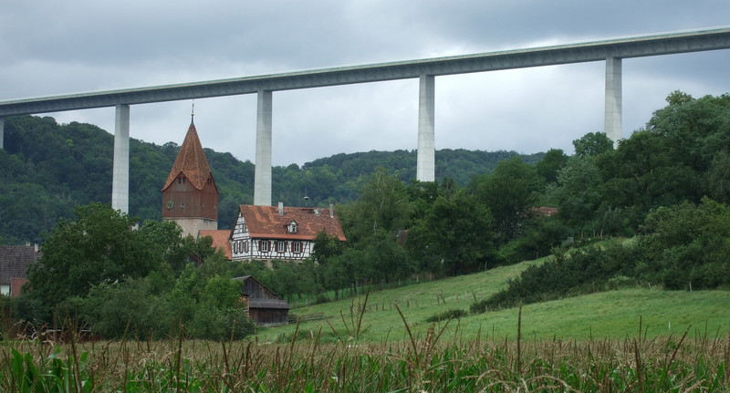 A 6 über das Kochertal. Quelle: Regionalverband Heilbronn-Franken