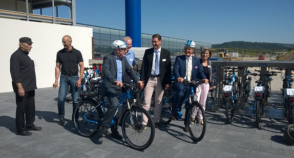 Start des Projekts „Bike & Work“ bei der Firma RIVA GmbH in Backnang