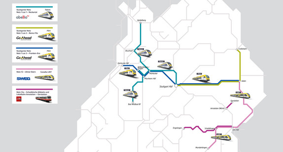 Die neuen Nahverkehrszüge (Grafik: © Verkehrsministerium Baden-Württemberg)