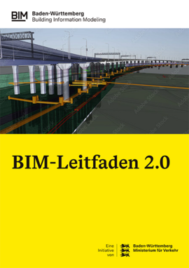 Brosch&uuml;ren Cover, Eine Br&uuml;cke im grafischen Stil