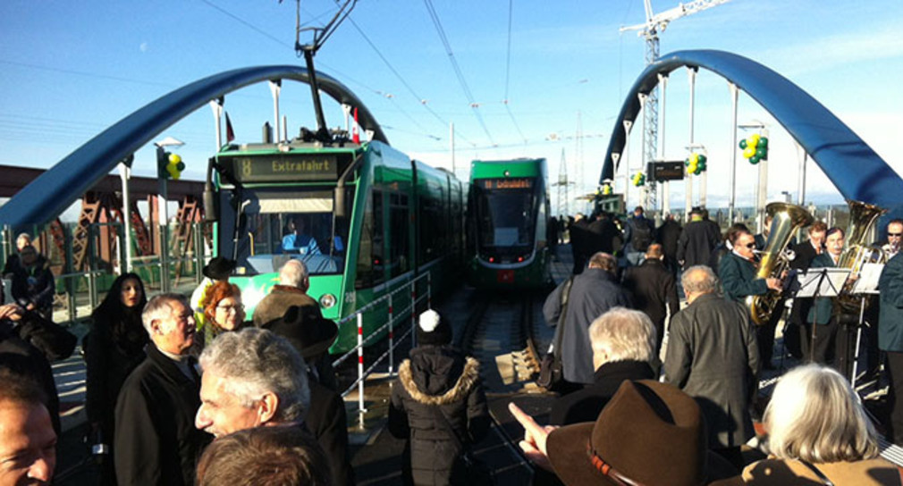 Eröffnung der Tramlinie 8 (Basel - Weil am Rhein) 