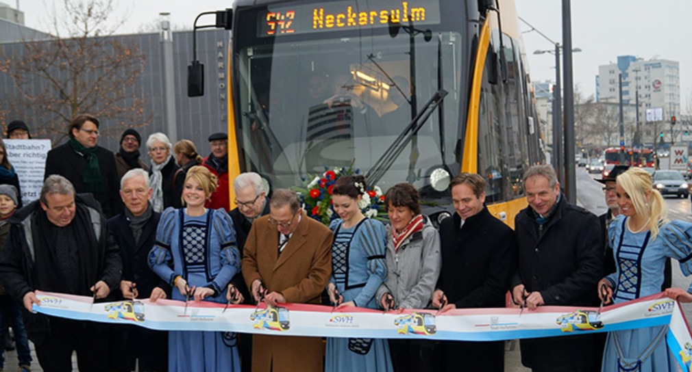 Verkehr Staatssekretärin Splett eröffnet Stadtbahn Heilbronn-Nord