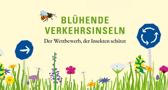 Logo des Wettbewerbs Blühende Verkehrsinseln (Grafik: © Verkehrsministerium Baden-Württemberg)