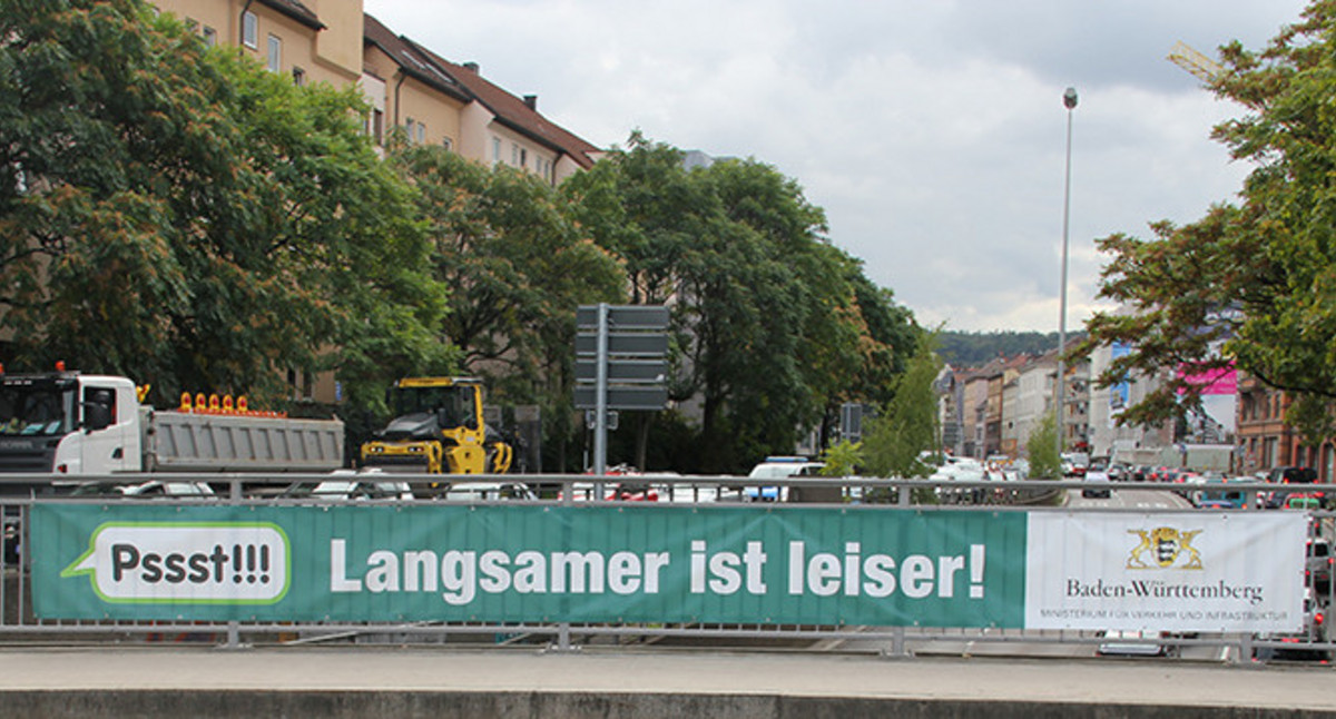 Maßnahmen Aktionen gegen Lärm