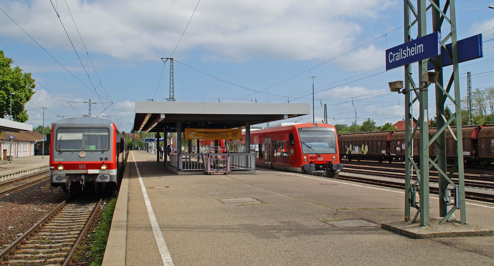 Bahnhofssteig Crailsheim