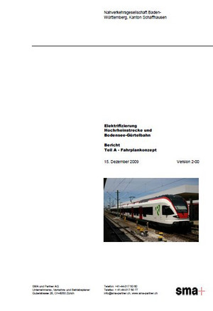 Elektrifizierung Bodenseegürtelbahn und Hochrheinstrecke