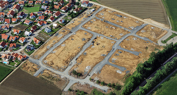 Neubaugebiet in Bretzfeld-Bitzfeld (Bild: Manfred Grohe)