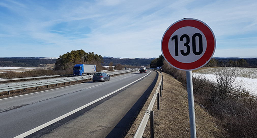 Ab sofort gilt Tempo 130 auf der A 81 zwischen Engen und nördlich der Anschlussstelle Geisingen. (Bilderquelle: Regierungspräsidium Freiburg)