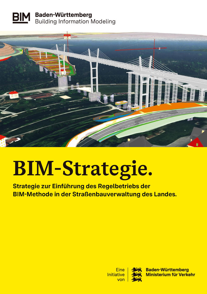 Titelblatt der Brosch&uuml;re BIM-Strategie