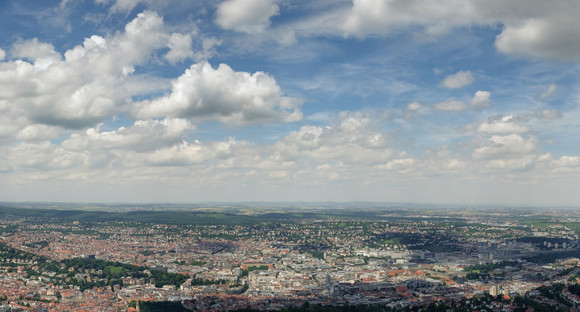 Blick auf Stuttgart (Luftbild) (Bild: Fotolia.com)