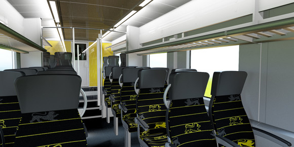 Coradia Continental Breisgau-Ost-West: Innenansicht (Bild: NVBW/Alstom)
