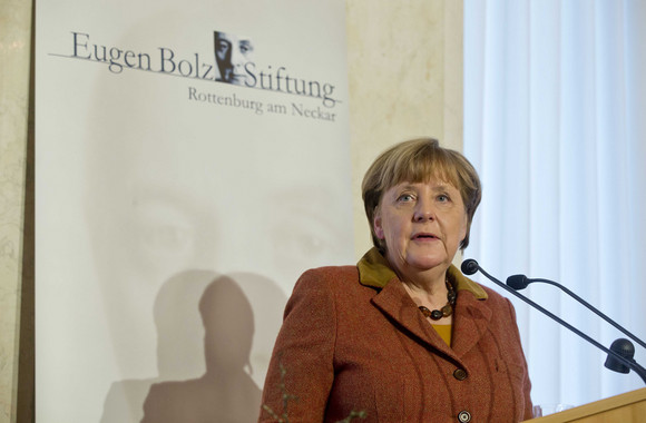 Auszeichnung Verleihung des Eugen-Bolz-Preises 2017 an Angela Merkel Bundeskanzlerin Angela Merkel