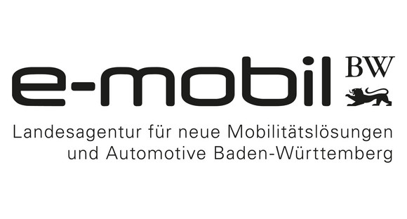 Logo e-mobil BW Landesagentur für neue Mobilitätslösungen und Automotive Baden-Württemberg