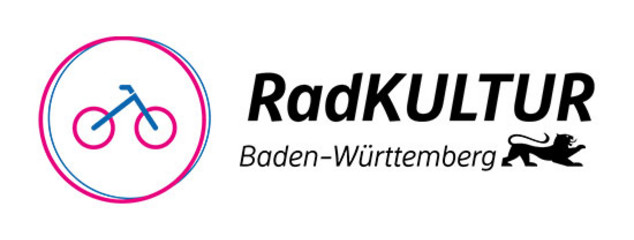 Logo zeigt ein Rad in einem Kreis mit dem Schriftzug RadKULTUR.