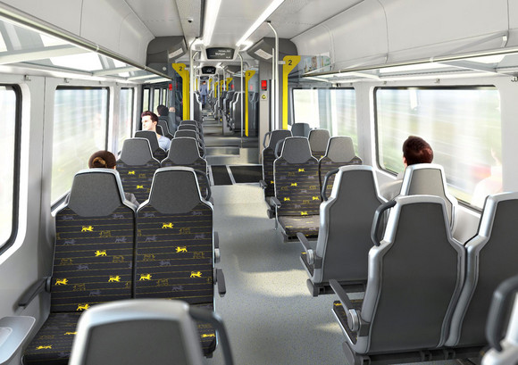 DB Regio Mireo Interieur Innenansicht (Bilderquelle: Siemens AG)
