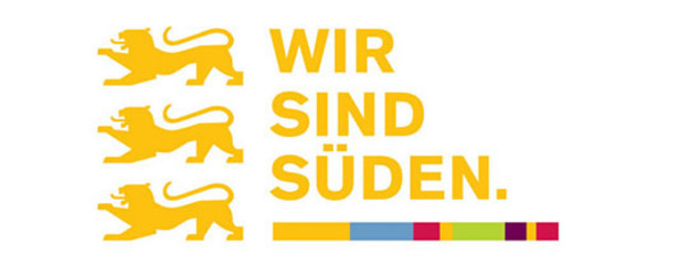 Logo mit drei Löwen und dem Schriftzug Wir sind Süden.