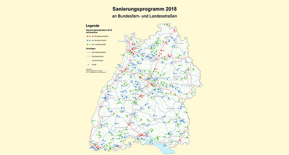 Erhaltungsprogramme zur Sanierung der Straßeninfrastruktur