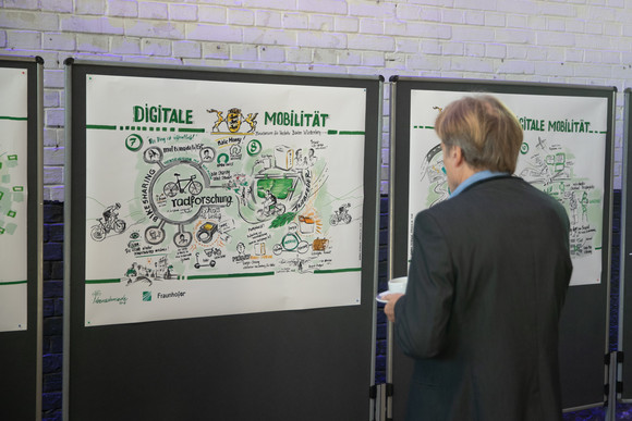 Digitale Mobilität verWEGEner Höhepunkt der Ideenschmiede digitale Mobilität VerWEGEn: Die Ideenkonferenz des Ministeriums für Verkehr BW (Bilderquelle: Christian Hass)