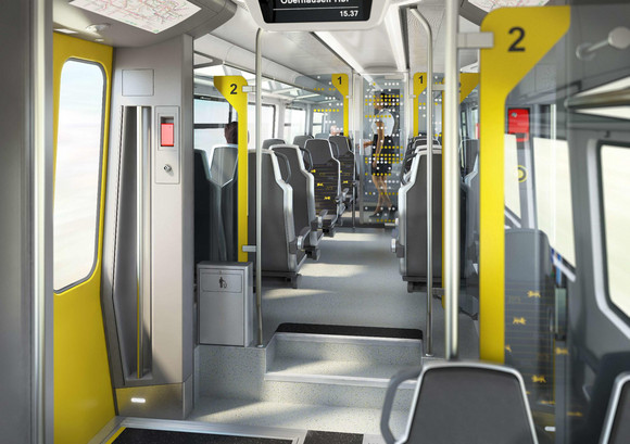 DB Regio Mireo Interieur Innenansicht (Bilderquelle: Siemens AG)