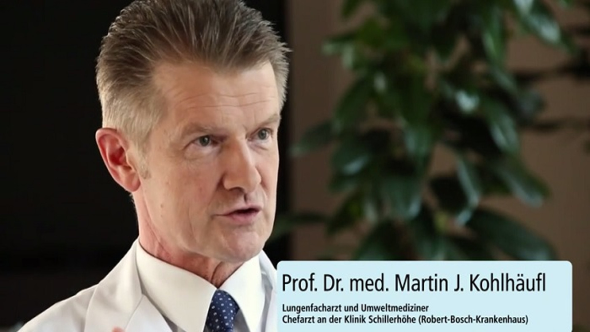 Prof. Dr. med. Martin J. Kohlhäufl, Lungenfacharzt und Umweltmediziner, erklärt im Gespräch, welche Gesundheitsgefahren von einer zu hohen Feinstaubbelastung ausgehen können.