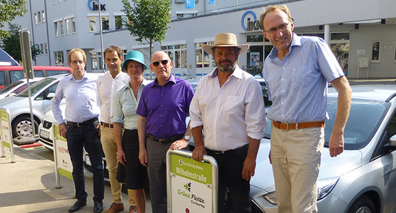 Einweihung erste Car-Sharing-Station