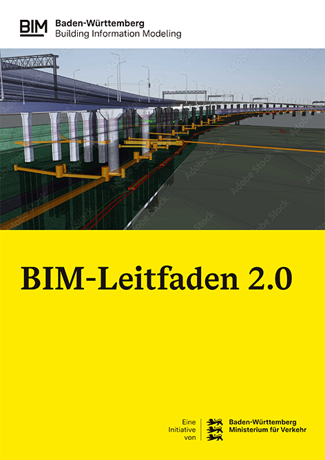 Brosch&uuml;ren Cover, Eine Br&uuml;cke im grafischen Stil