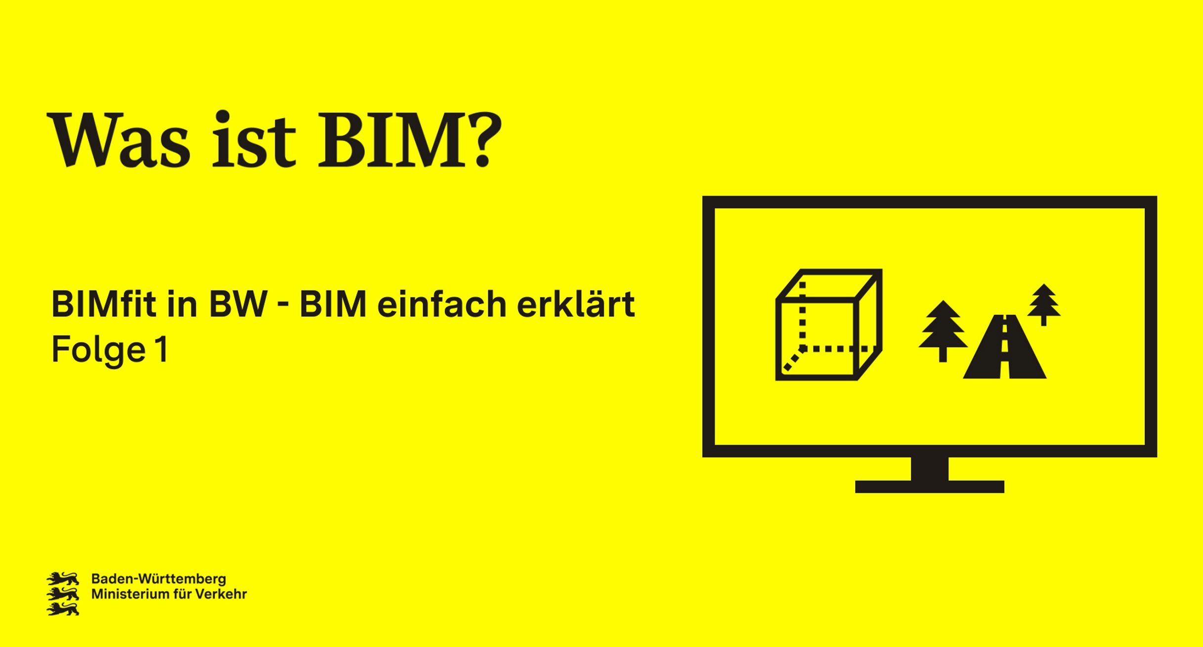 Titelseite des Videos "Was ist BIM?"